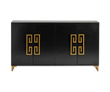 Calliope Sideboard 4 Doors Black