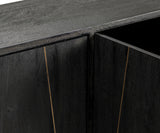 Maven 4 Doors Sideboard Black