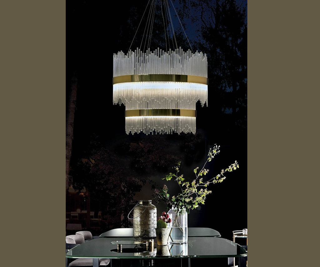 Orient Gold 2 Tier Chandelier